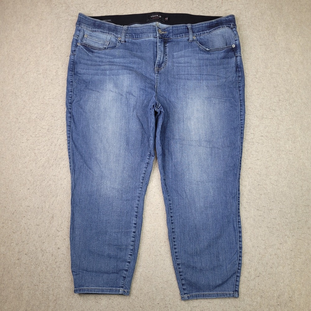 Torrid Premium Bombshell Skinny Jeans Womens 26 Blue Medium Wash Denim Stretch